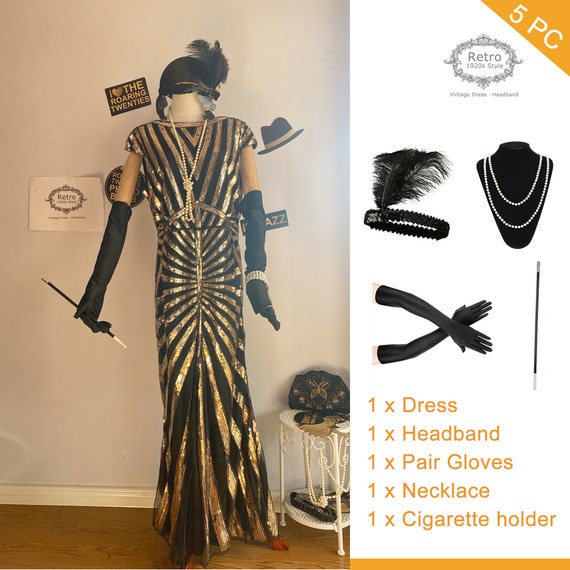 1920s Classic Black Wig Charleston Flapper Style 1920s Classic Black Wig Charleston Flapper Style