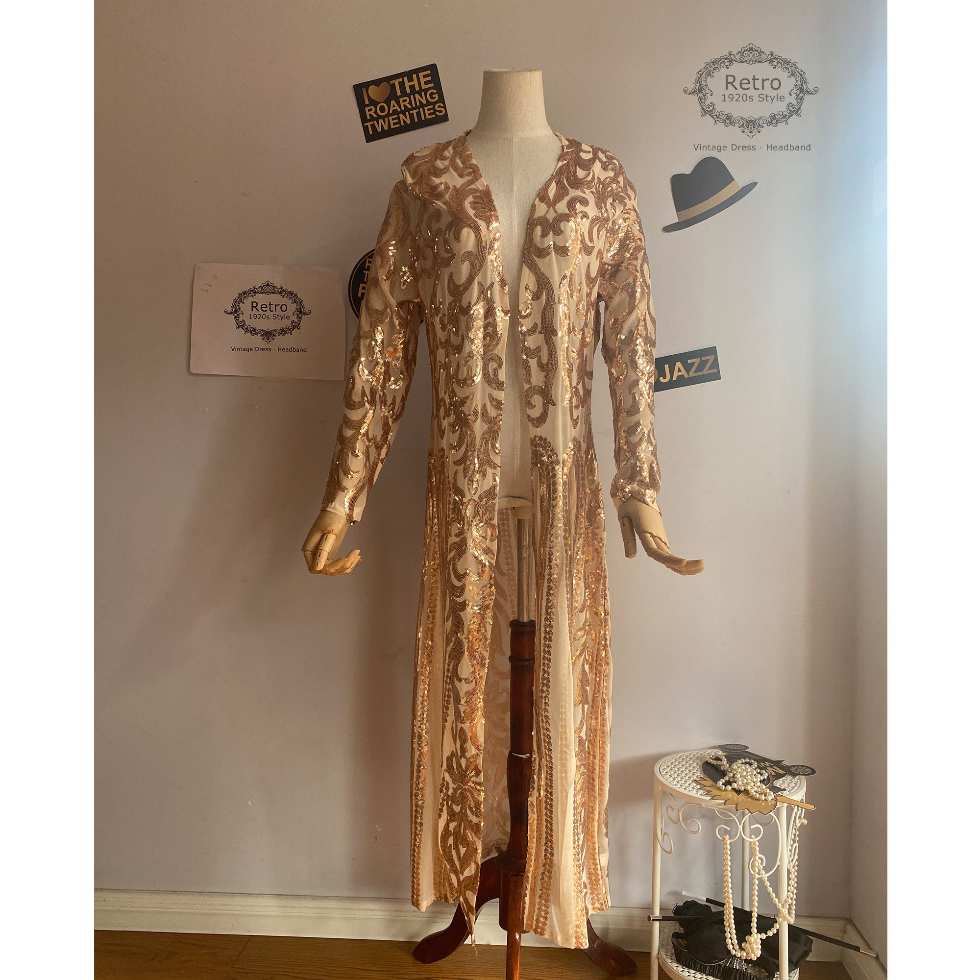 Gold Sequin Duster – Sisters On Trend Boutique