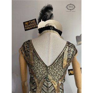 1920s Art Deco Flapper Dress Costume Set With Fringe & Accessories – Great Gatsby Party Outfit
