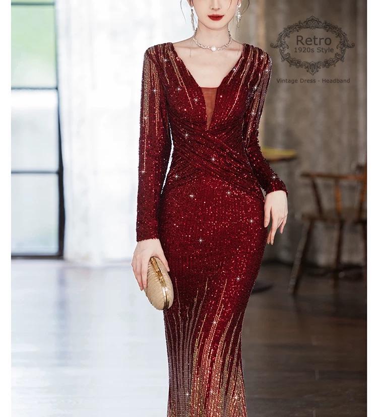 chinese dress ladies Amazon.com: Women Gatsby Dress 1920S Flapper Cocktail Mermaid Plus Size  Long Formal Gown (GN/Gold/Red/Black) Beige Dress S : Clothing, Shoes &  Jewelry main image 1