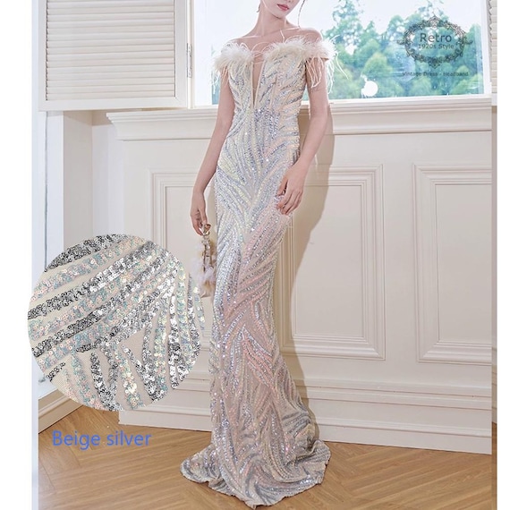 formal 1920s evening dress Queendancer Women Black Ivory Sheath 1920s Formal Party Dress Backless  Vintage Party Dress – queendancer main image 1