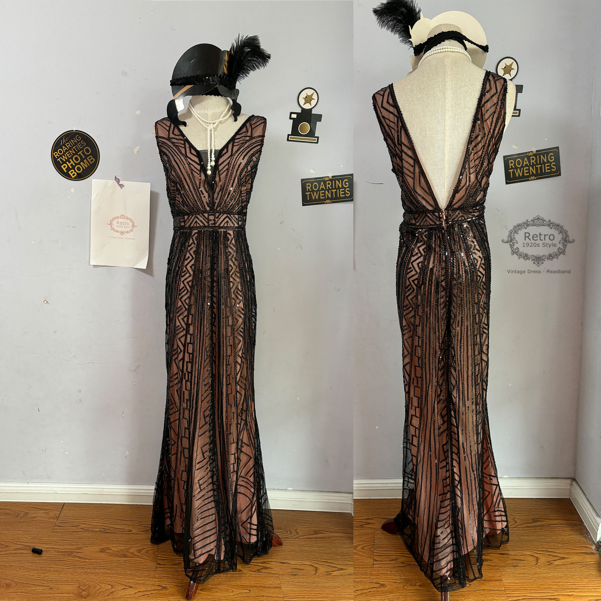 1920s Dress Long - Etsy