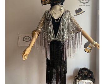 plus size fringe flapper dress