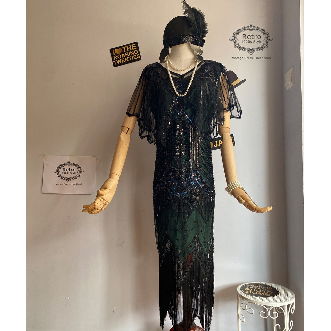Robe De Soirée Vintage Femme Taille S - Occasion Très Bon état, Style Ancien élégant
