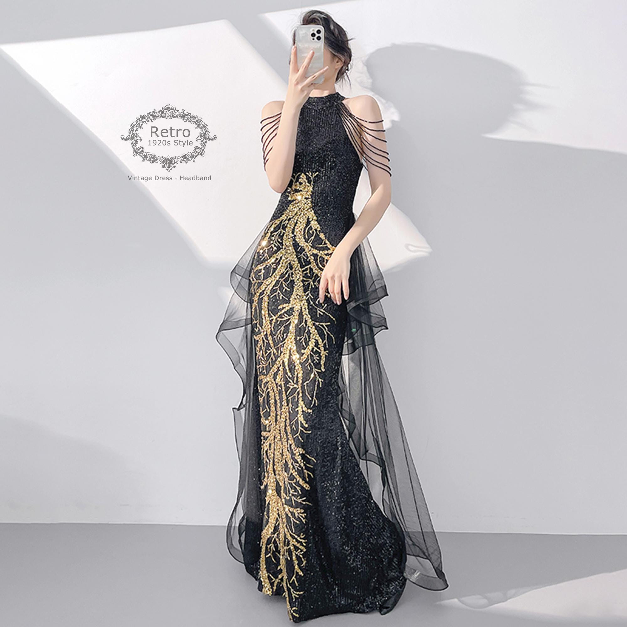 Gold Great Gatsby Dresses