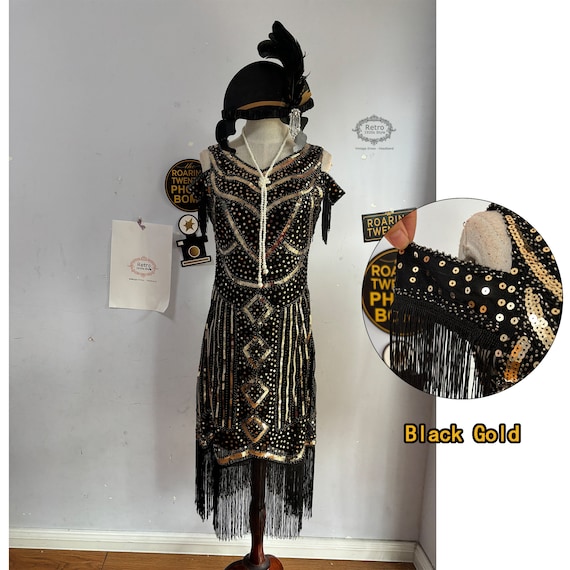 slim fit dress slacks 1920's Gatsby Flapper Cocktail Tunic Mini Dress - The Martini main image 1