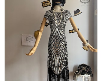 1920s Flapper Dress, Downton Abbey Dress, 20s Great Gatsby Inspired, Roaring  20s Fashion, Great Gatsby Dress, 1920s Women Gatsby Costume - Etsy