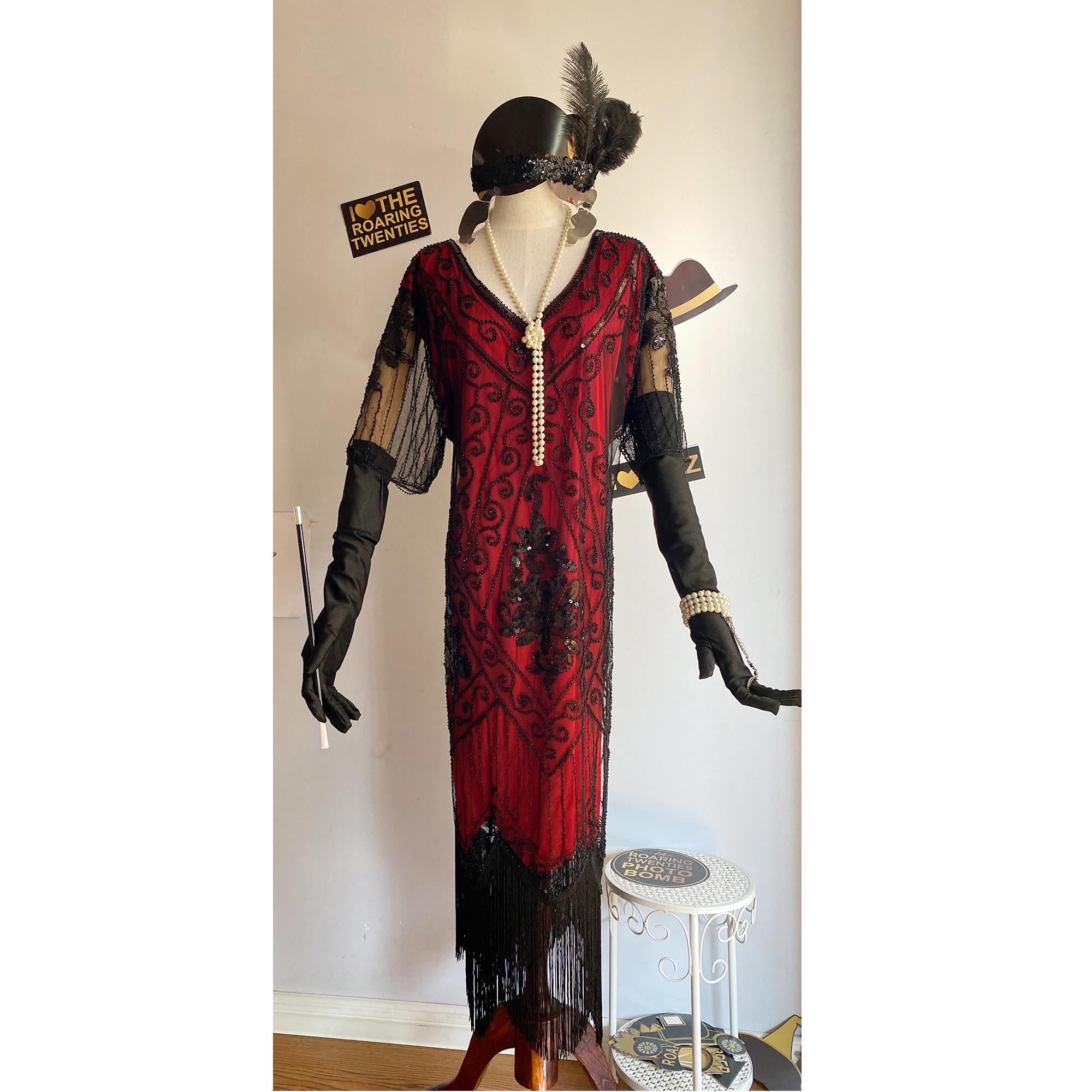 Plus Size 1920s Sequin Flapper Dress With Accessories - Etsy Plus Size 1920s Sequin Flapper Dress With Accessories - Etsy