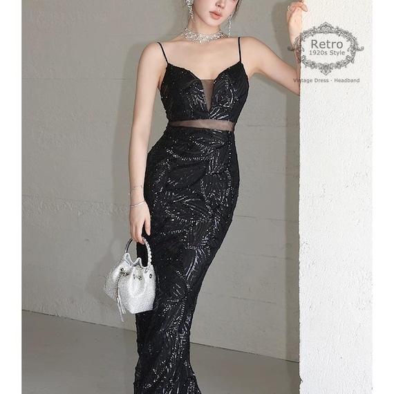feathered prom dresses Silver Beaded Deep V-neck Brown Feathers Mermaid Prom Dresses