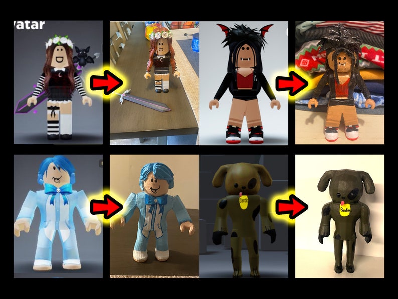 Made to Order Roblox Figure 3D Print | Etsy
