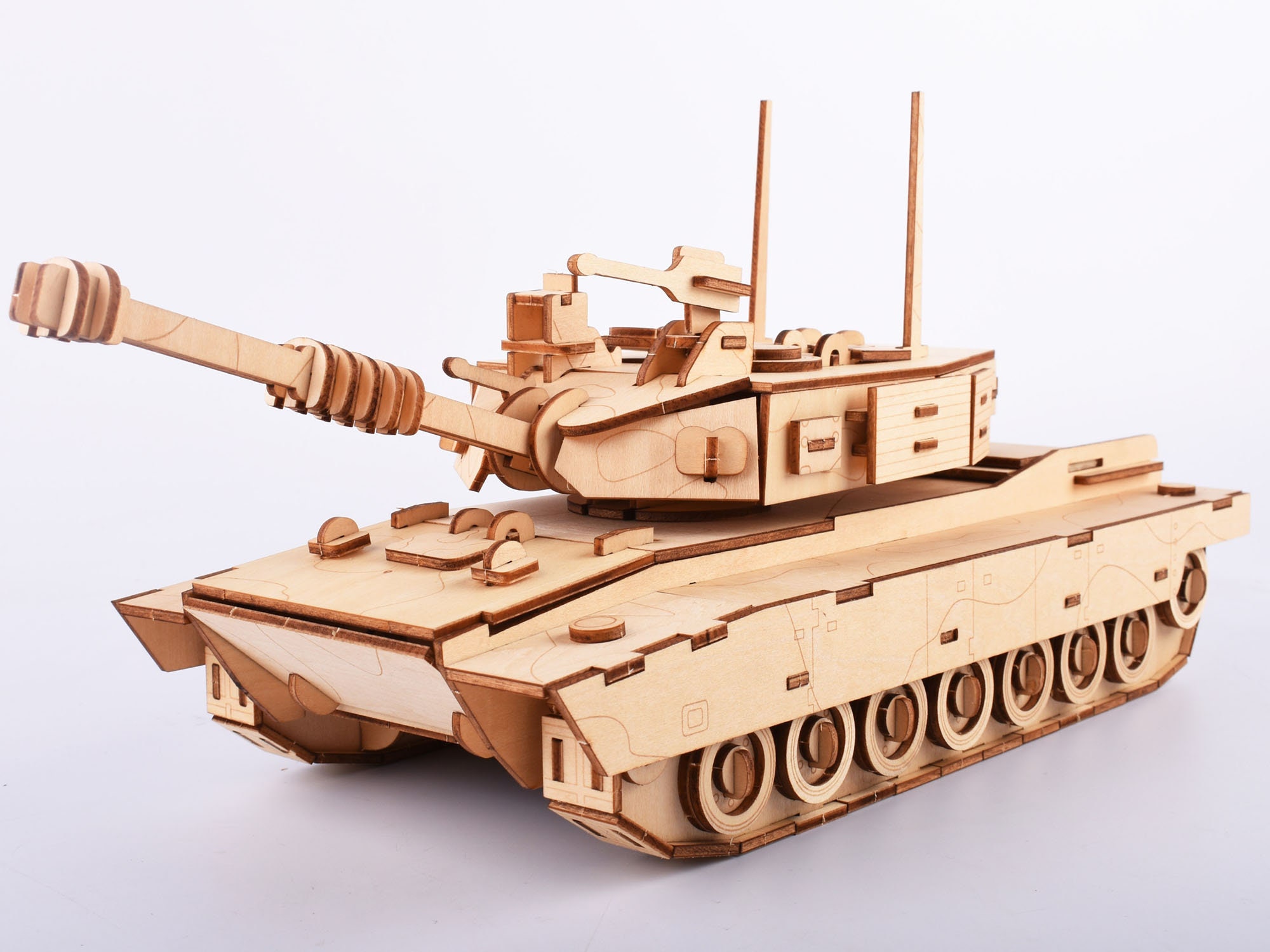 3D Tank Wooden Puzzle DIY 3D Wooden Puzzle For Home Decorate Etsy