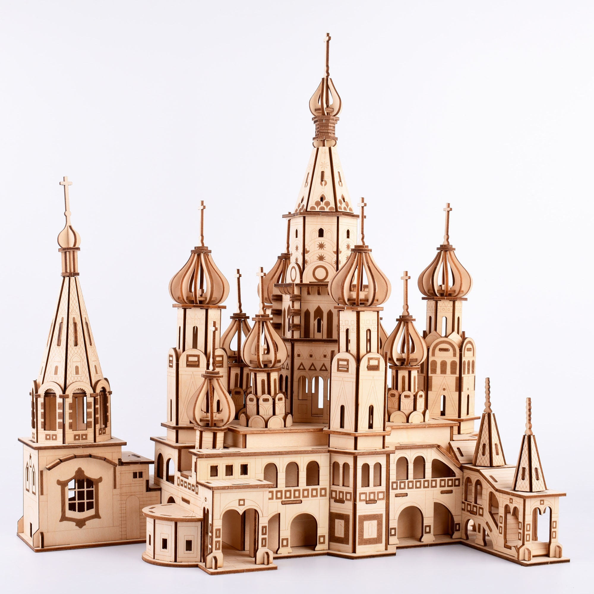 Saint Basil's Cathedral 3D Building Wooden Puzzle DIY 3D Etsy