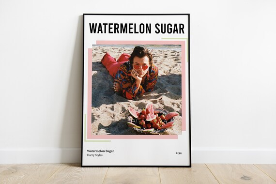 watermelon sugar high watermelon sugar watermelon poster sugar poster pastel poster pink poster pop poster home decor Instant Download post