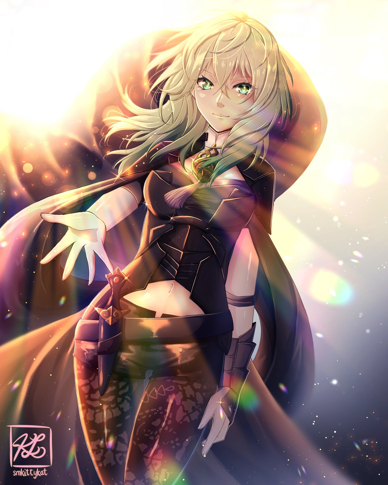 FE3H Enlightened Byleth 8x10 Print Etsy