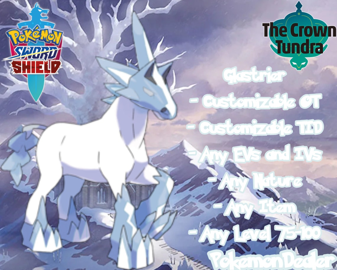 Pokémon Sword & Shield Crown Tundra DLC Galarian Legendary