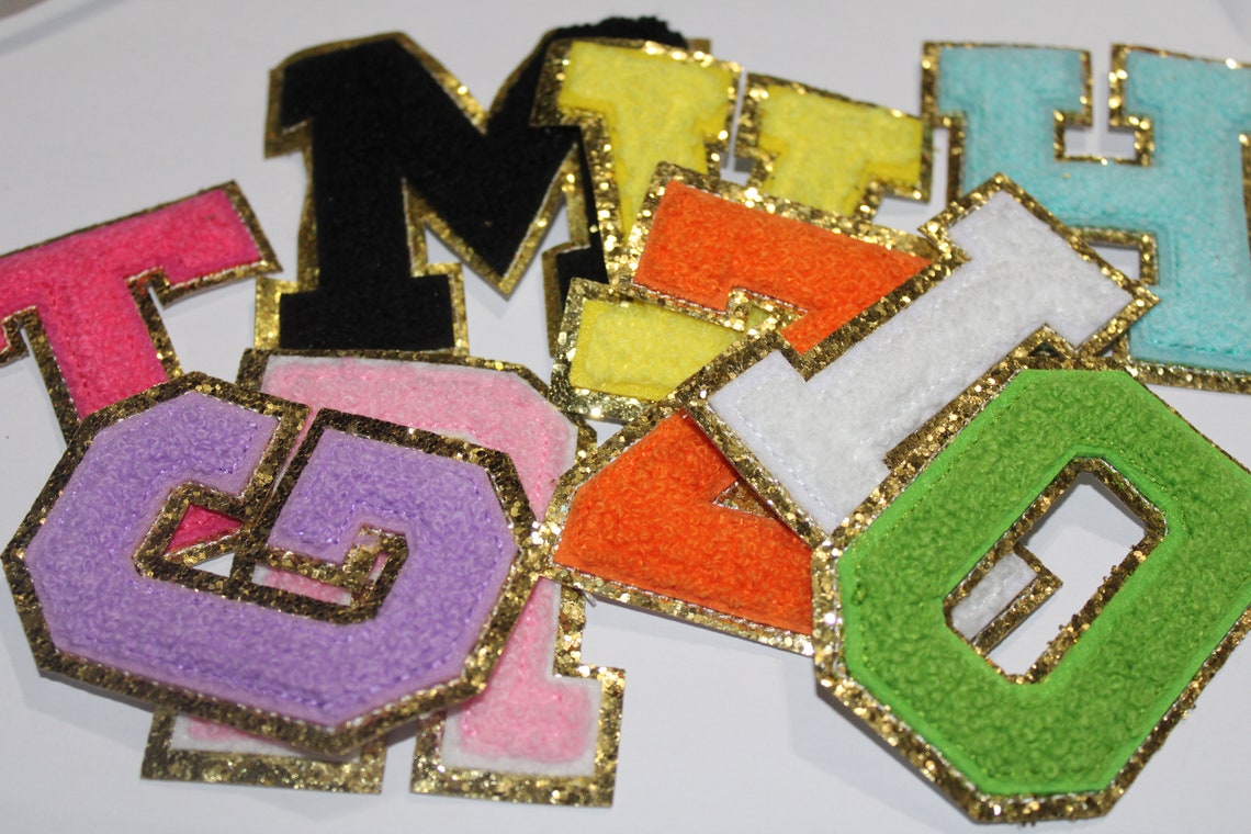 Chenille Letter Patches for Clothing 3 Inch Letter Patches - Etsy