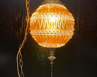 mcm swag lamp