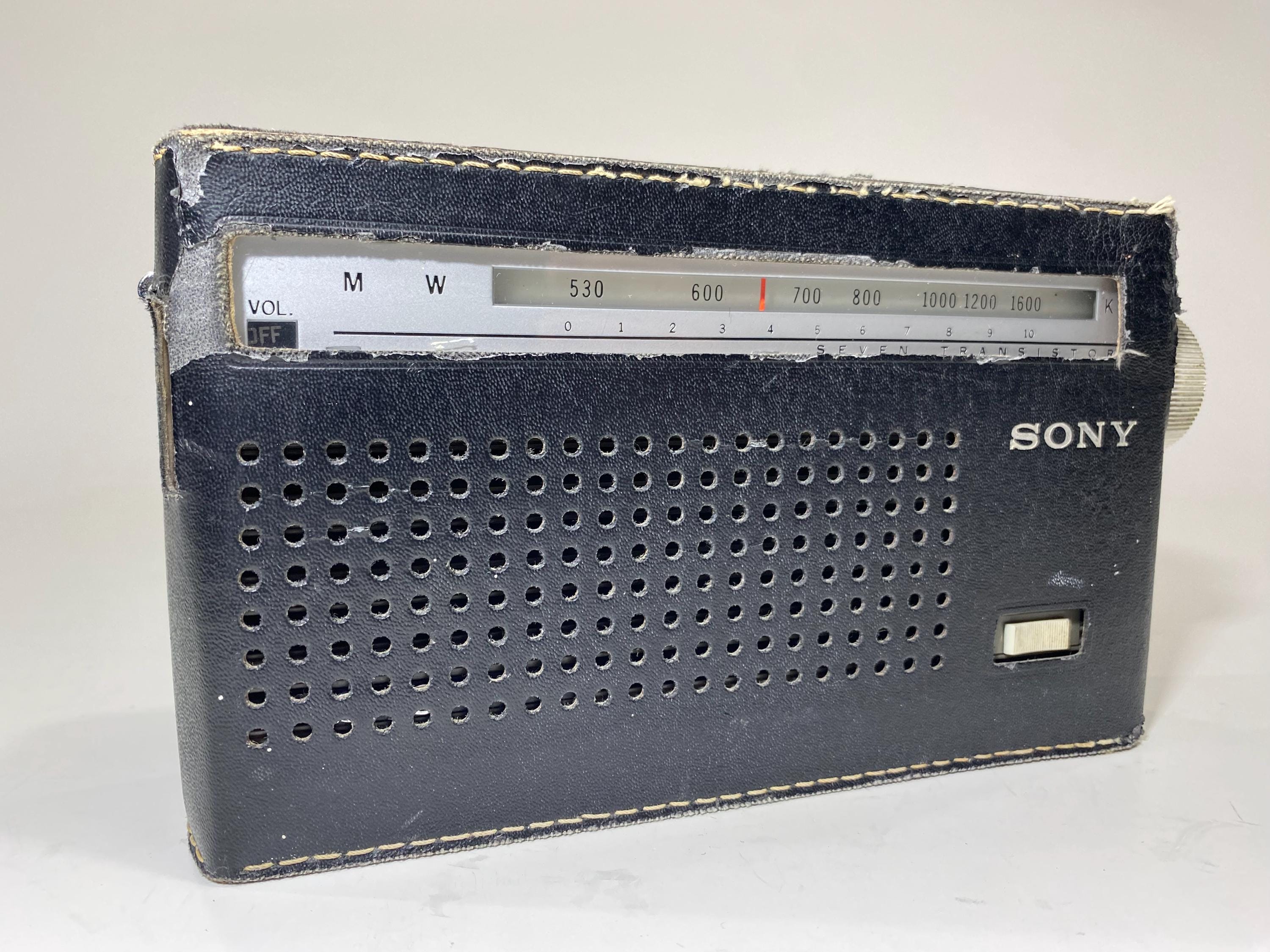 パブミラー　ソニー　SONY　鏡　貴重　レトロ　ノベルティ Vintage Sony Seven Transistor Portable Radio Model TR-752