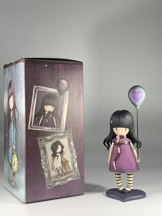 Comansi Set Collezione Gorjuss New - 3 Figure Non Articolate Dipinte A Mano, Decorazione E Gioco, Personaggi Alla Moda