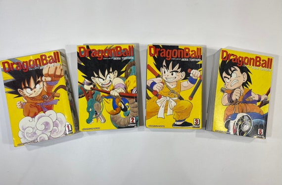 1984 Dragon Ball Z Manga Book Set 1,2,3,5 Akira Toriyama Shonen Jump Vizbig  