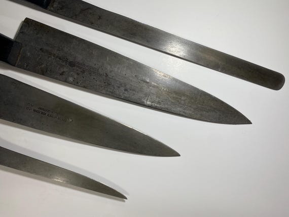 Friedr Herder Abr Sohn Solingen Germany Vintage Kitchen Knife Set