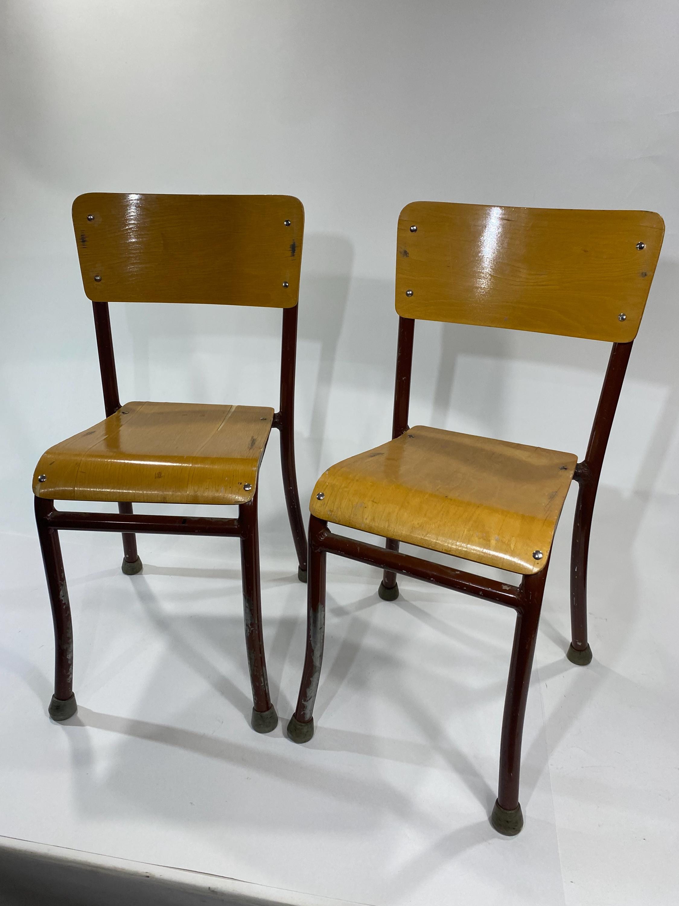 Vintage school chair - Etsy 日本