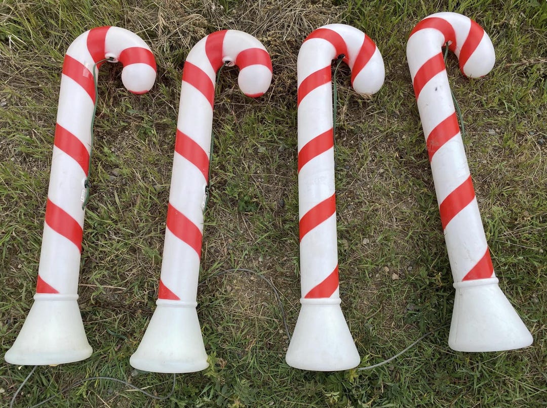 Candy Cane Blow Molds