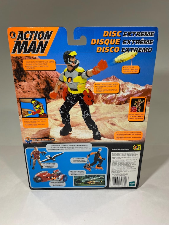 Action Man Disc Extreme Figure Hasbro New Sealed NIB Vintage Toy