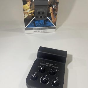 ローランド GO Mixer Pro X ポータブルオーディオミキサー（モバイル機器用）ブラック