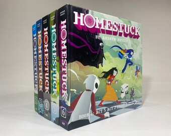 Andrew Hussie Homestuck, Books, 1,3,4,5,6 Hard Cover Home Stuck Set