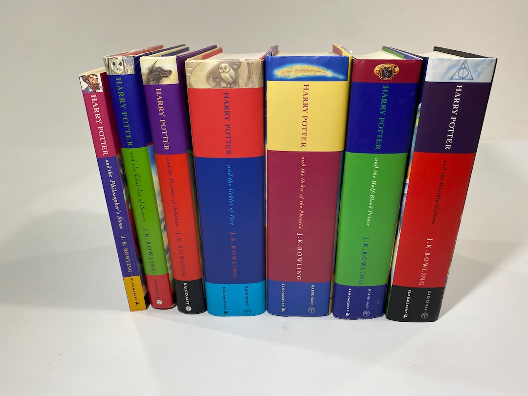 Harry Potter Complete 7-book Set – Mixed Hardcover & Paperback - Etsy