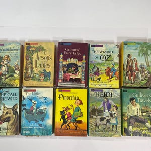 Vintage Companion Library Book Lot of 14 Classic Children&#39;s Hardcover Titles