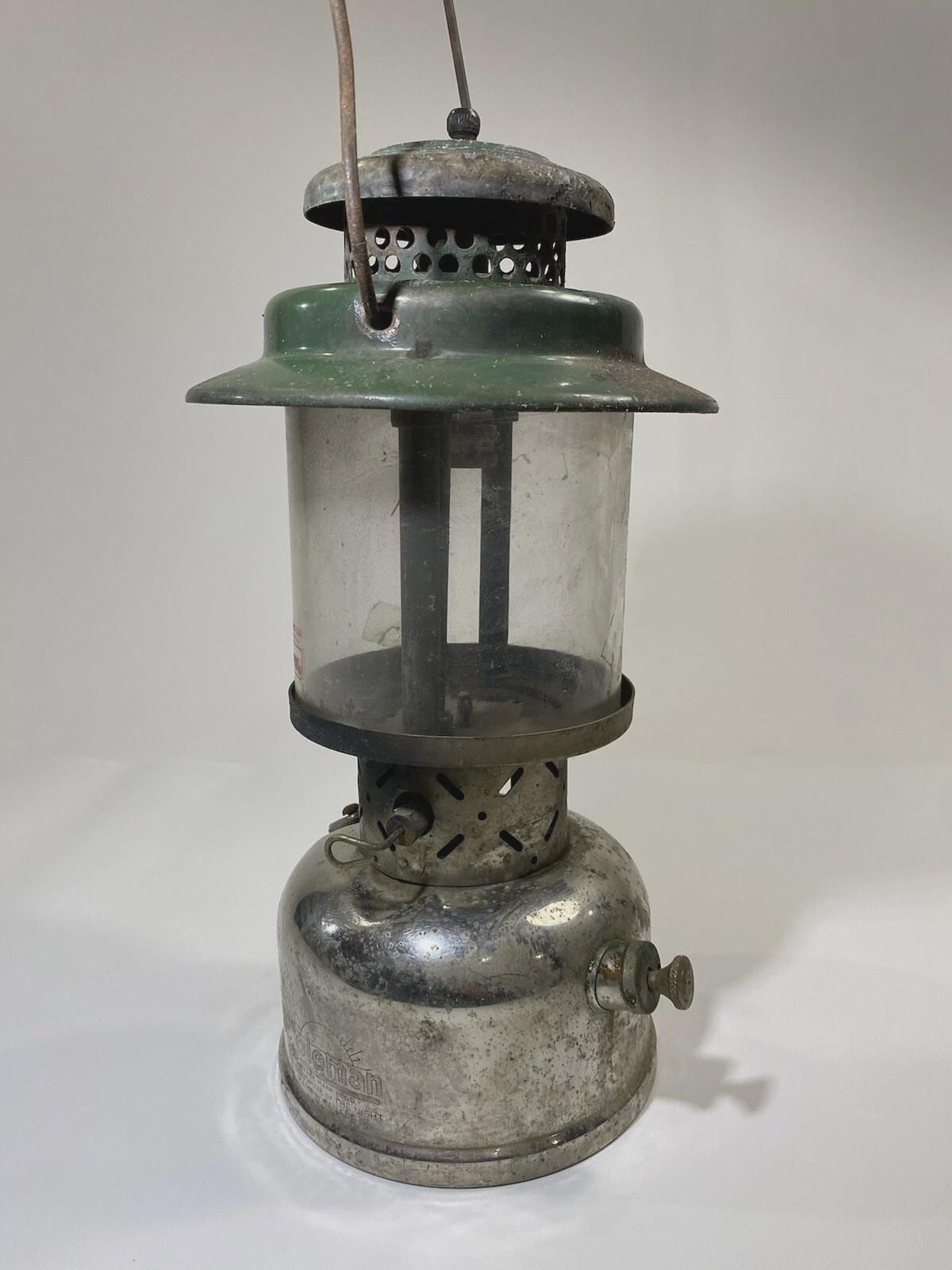 Coleman 236-299 Generator Lantern 6-51 Canada Green Silver Bottom