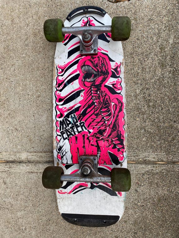 Vintage 80s Dominion Skateboards Tyrannosaurus Rex Complete