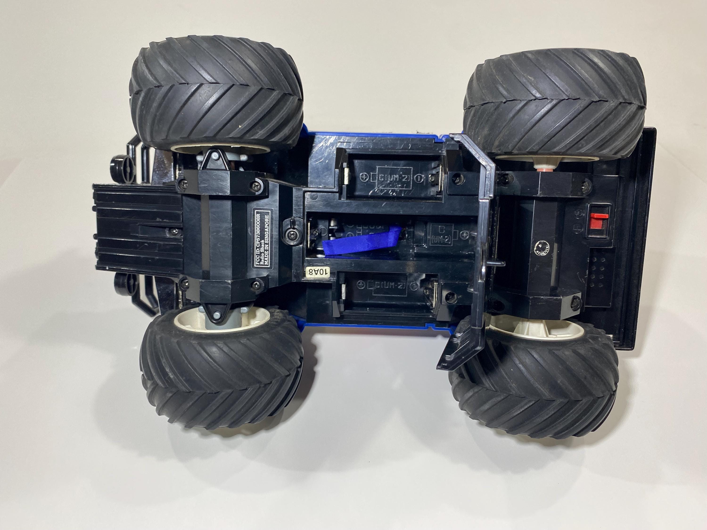 1980s Radio Shack off Roader 4x4 Blue Ford Truck Vintage RC Toy