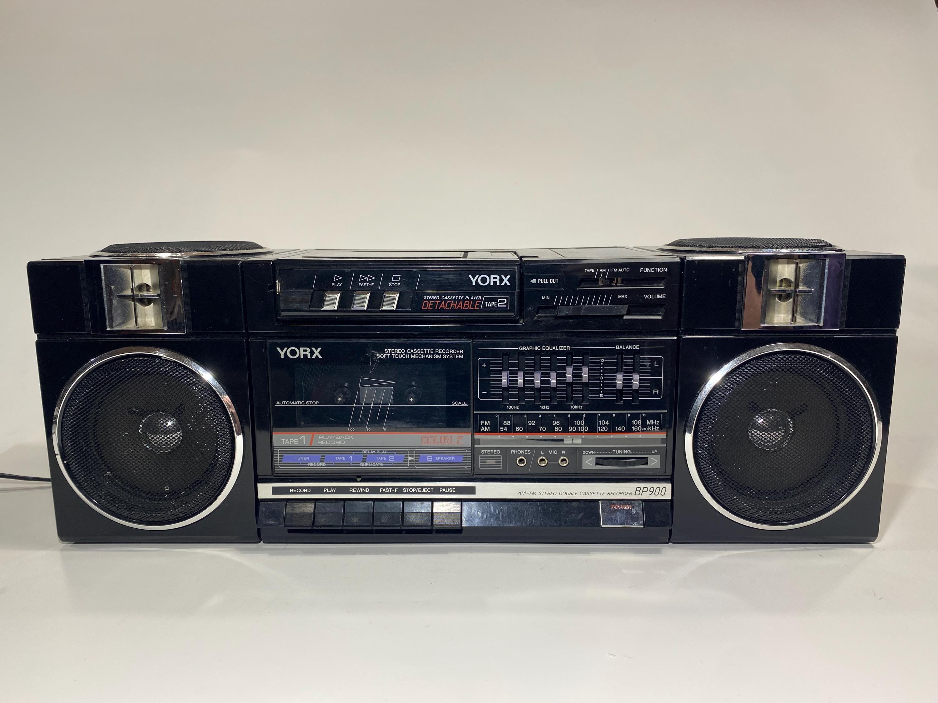 【保存版】 & 2-cassette Rare BP900 Model YORX Walkman, Speakers Boombox ルアー・フライ