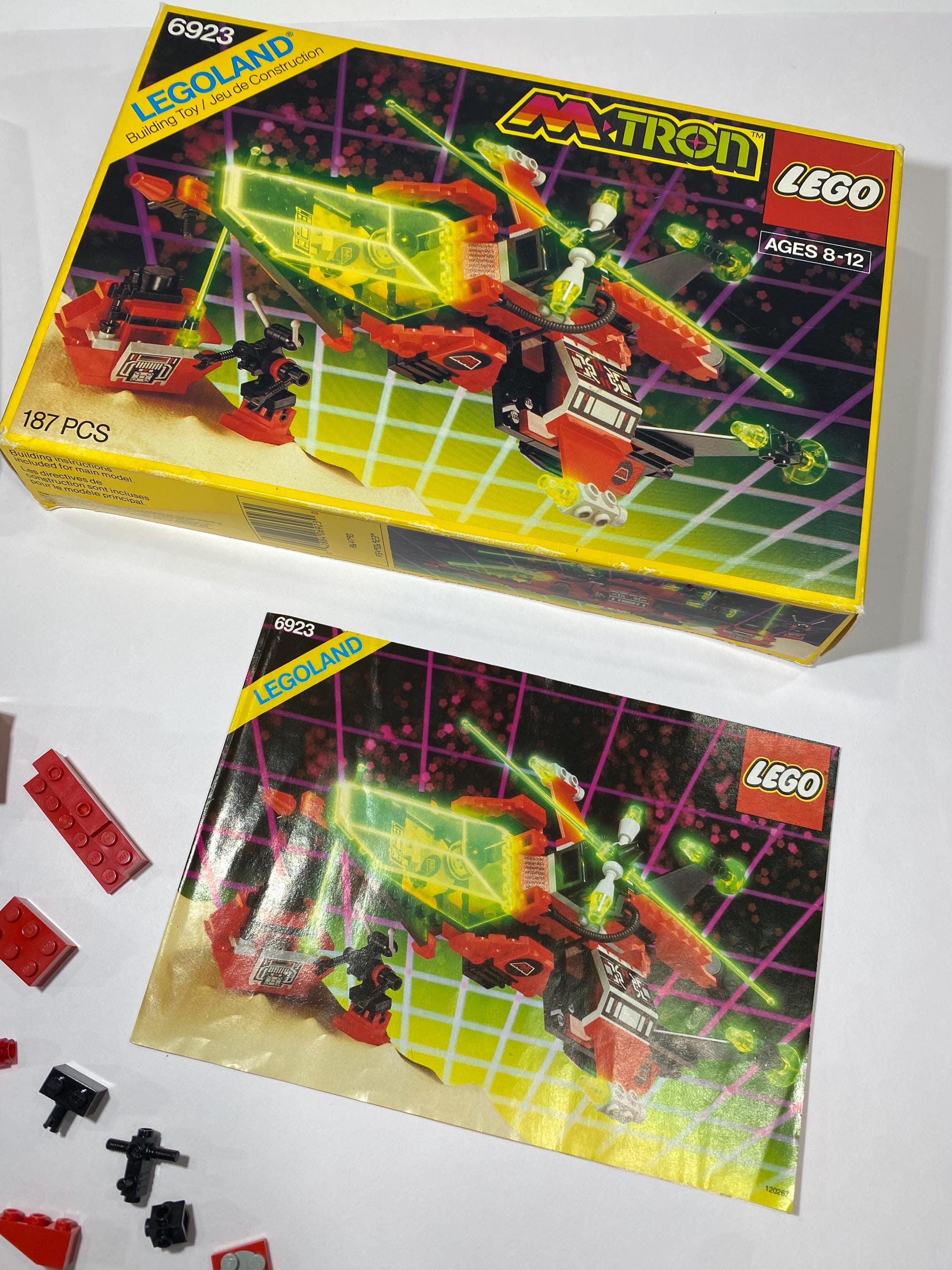 Vintage LEGO 6923 M-tron Particle Ionizer Manual Some Original 