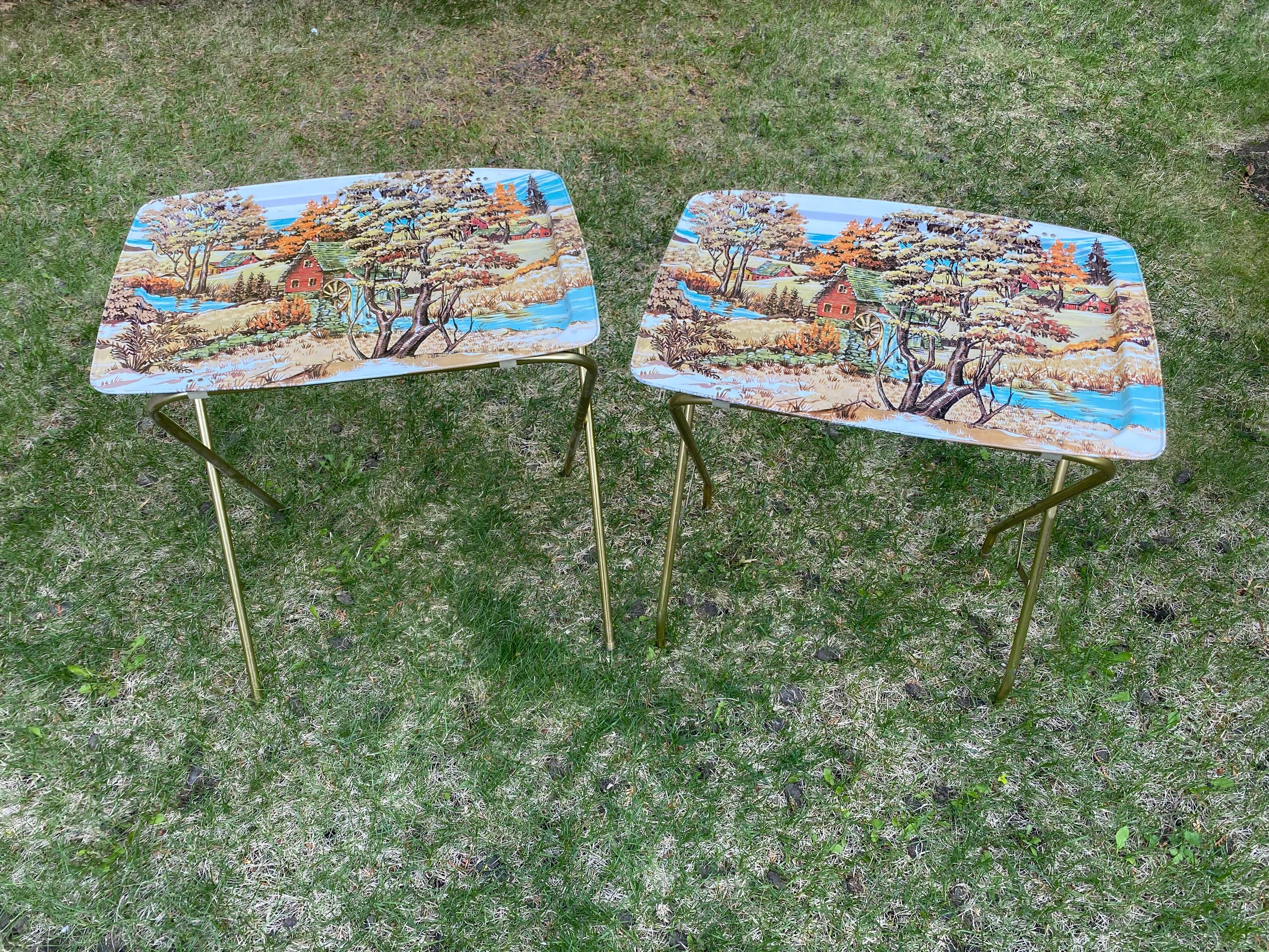 Antique Tv Tray Canada