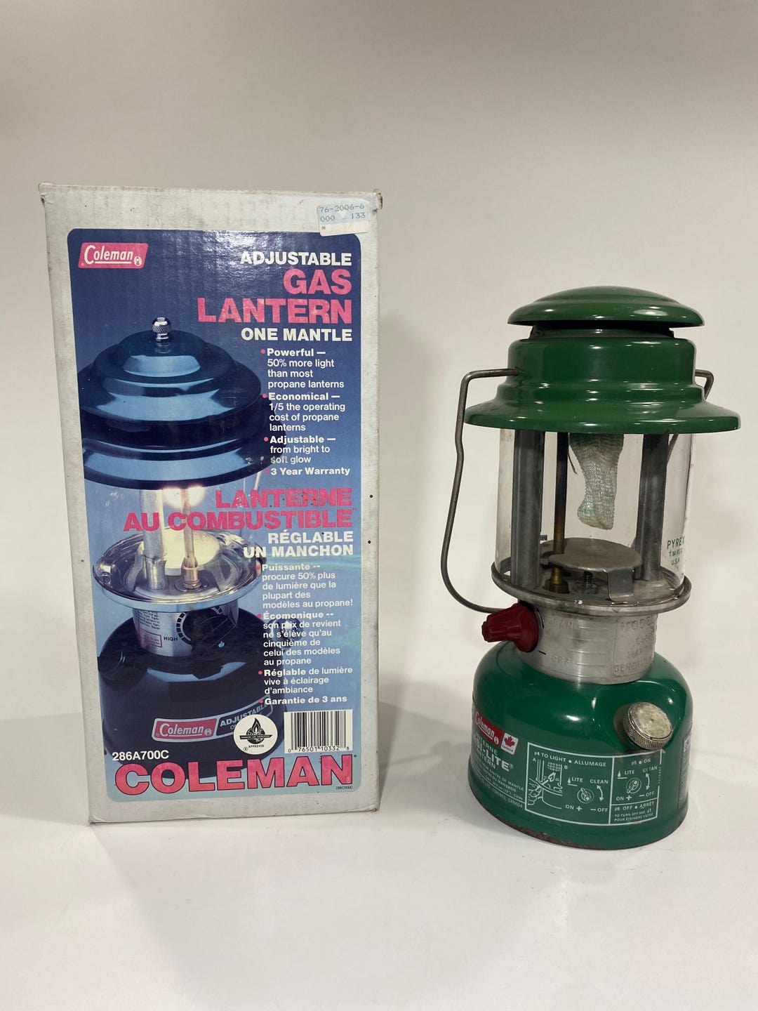 Coleman Lantern 321B Generator G3 W/ Original Box – Works, Some