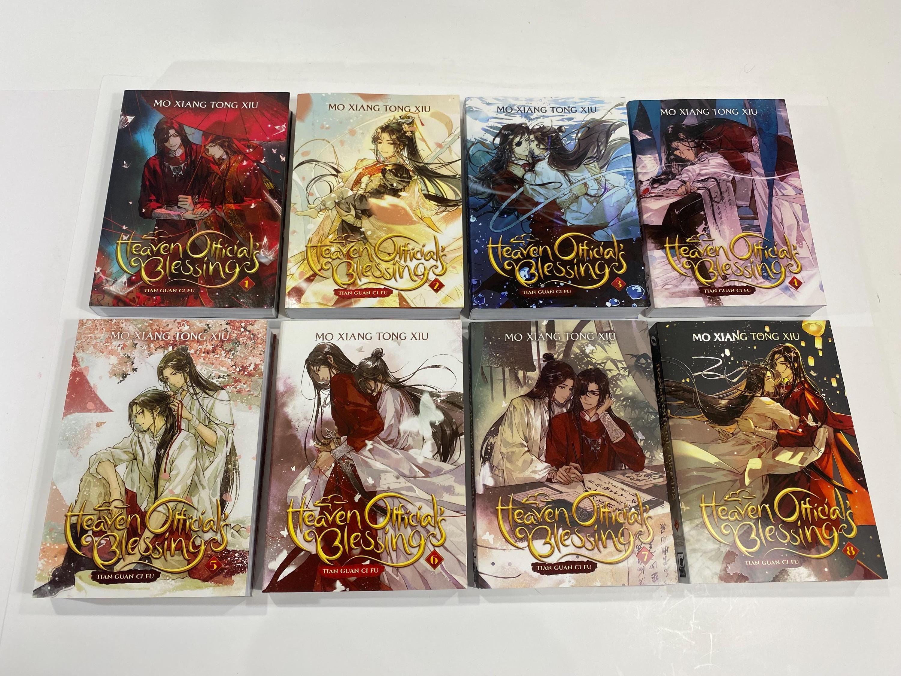 Heaven Official's Blessing Novel Set Vol 1-8 Mo Xiang Tong Xiu