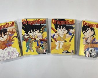 1984 Dragon Ball Z Manga Book Set 1,2,3,5 Akira Toriyama Shonen Jump VizBig