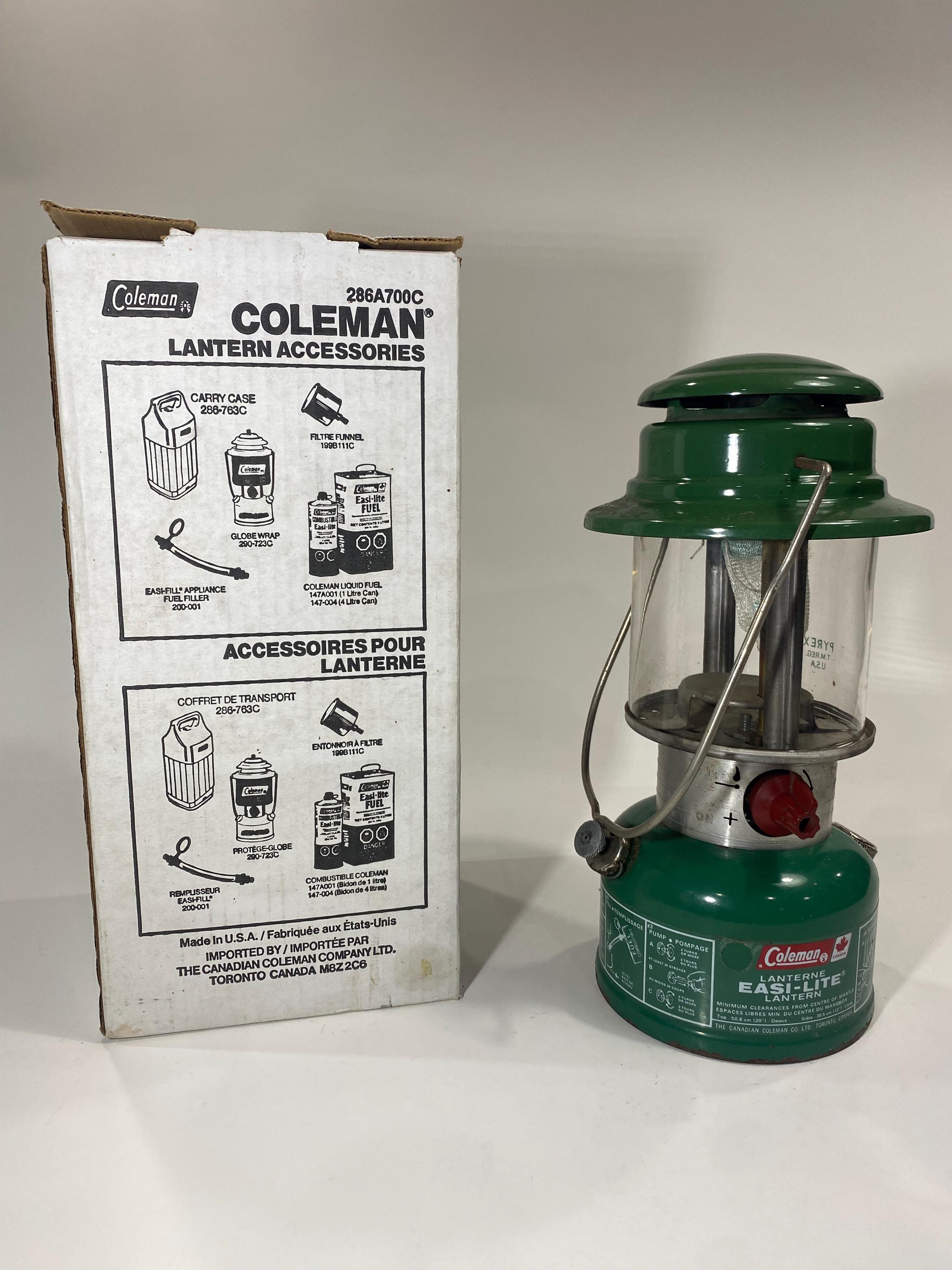 コールマン ランタン 321B ジェネレーター G3 オリジナルボックス付き