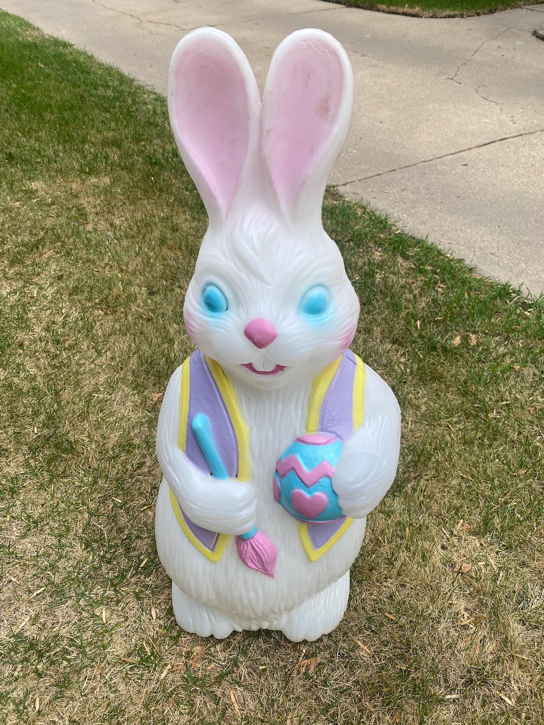Blow Mold Easter Bunny