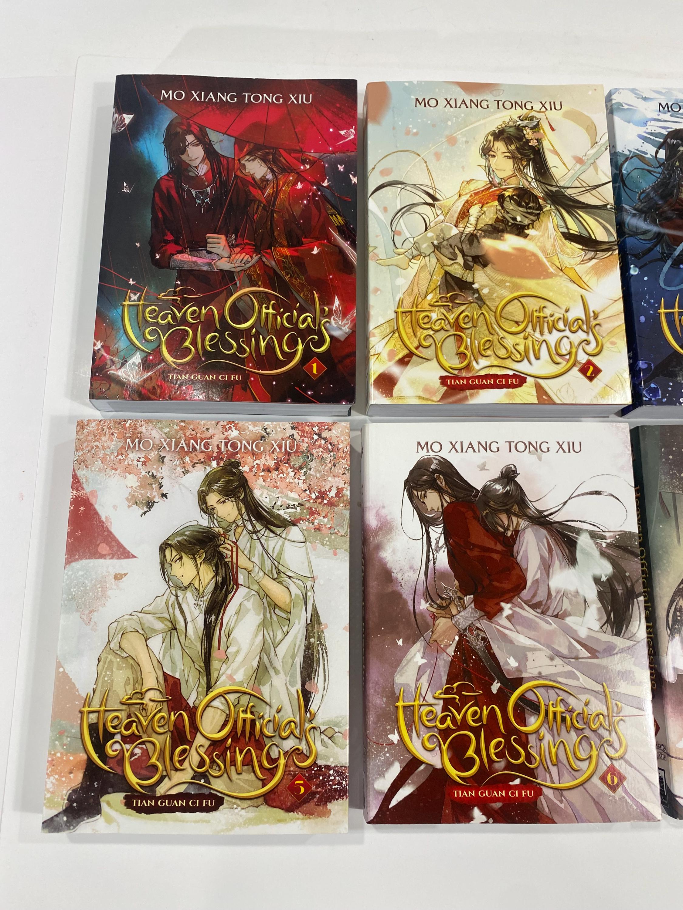 Heaven Official's Blessing Novel Set Vol 1-8 Mo Xiang Tong Xiu