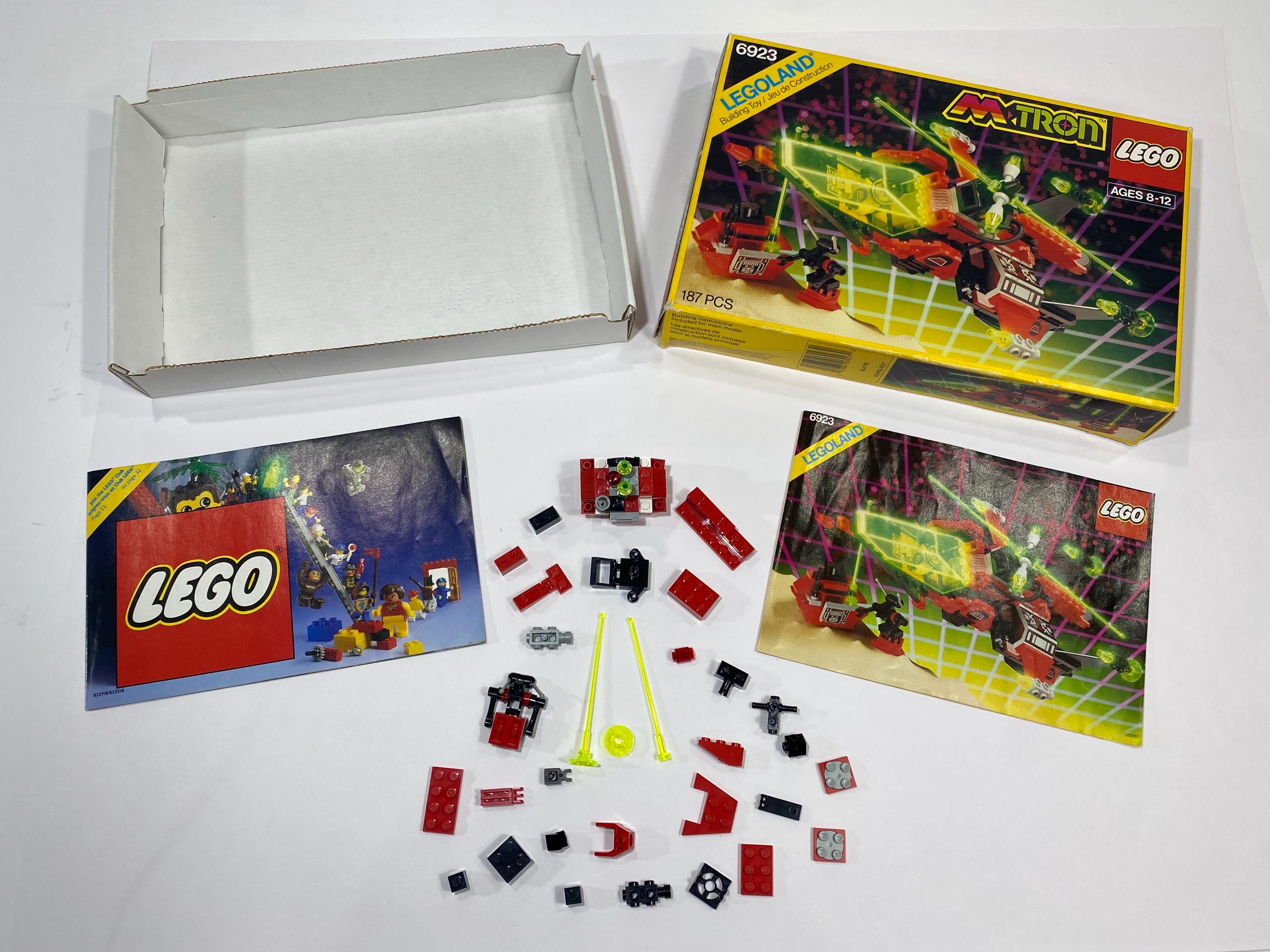 Vintage LEGO 6923 M-tron Particle Ionizer Manual Some Original