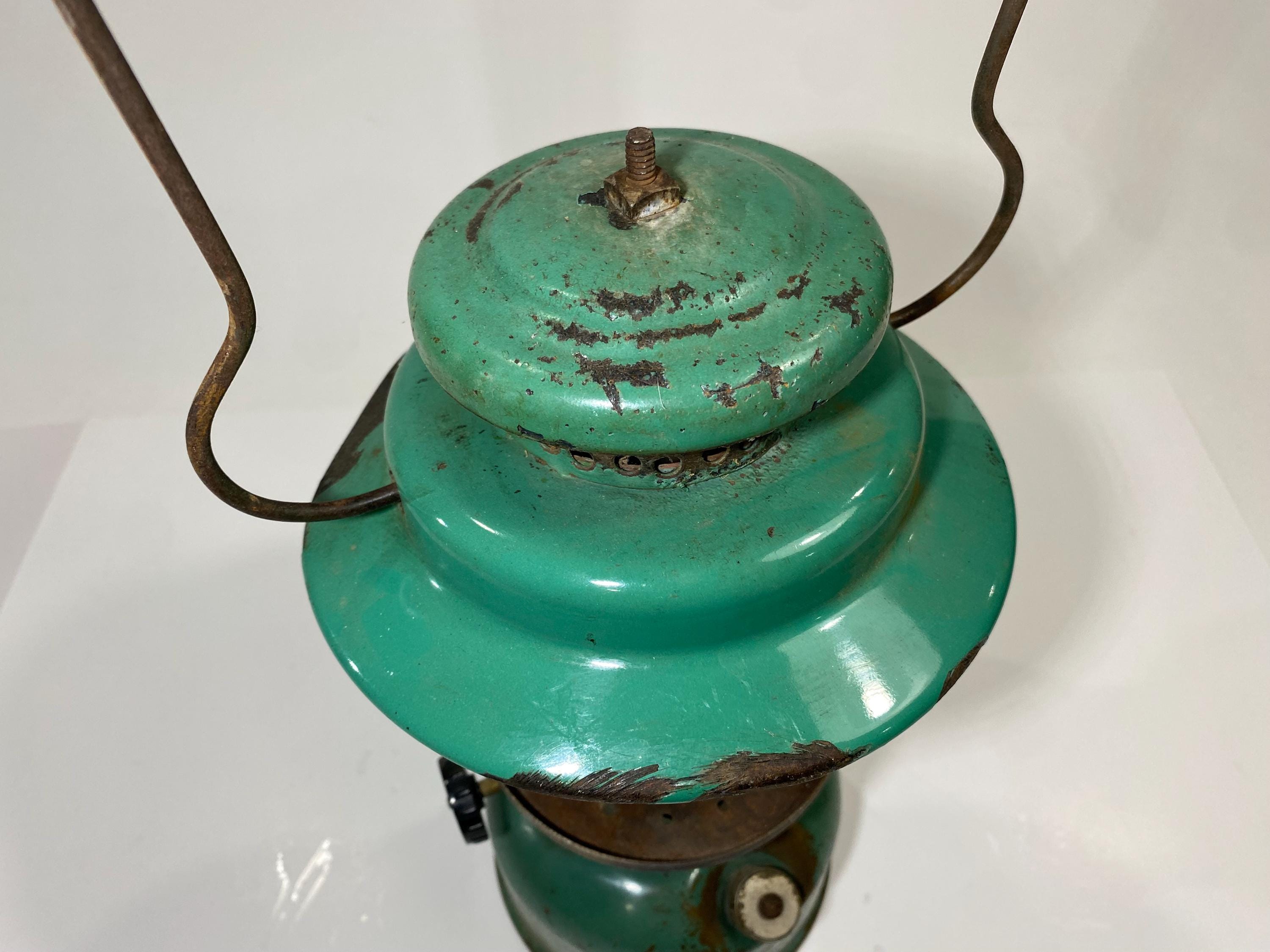 ヴィンテージ コールマン ランタン 236 シーフォームグリーン