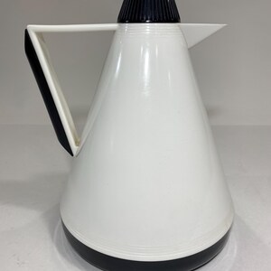 Triangular 1980s West Germany Coffee Thermos Pitcher – Retro Home Décor