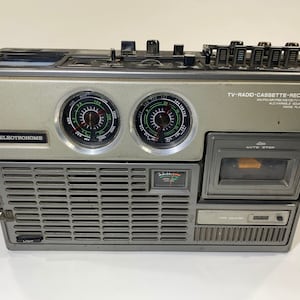 Rare Electrohome M22-801 Radio/Cassette/TV Boombox Works Other Then The Cassette