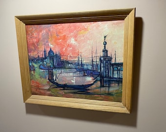 Mid Century Modern Art by Bouvier De Cachard - 64, Piazza