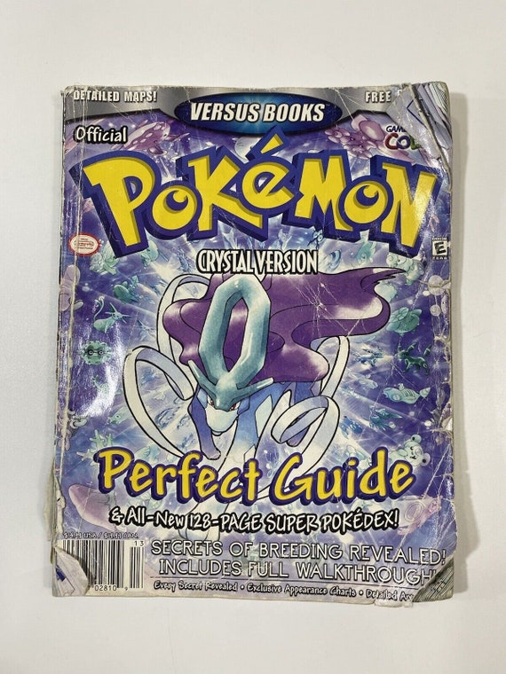 Pokemon Crystal Version Perfect Guide Book No Poster Rare Etsy